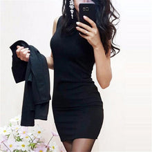 Load image into Gallery viewer, Work Fashion Dress Suits 2 Piece Set For Women Blazer Solid Jacket &amp; Dress Short Mini Dress Businesss Office Lady Suit Feminino