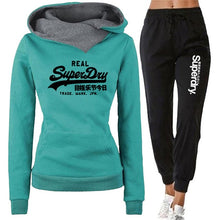 Load image into Gallery viewer, Tracksuit Women Winter 2021 Pullover Hoodie Sweatshirt Pants Jogging Femme Set Sports Suits for Women Clothing Fleece Sportswear