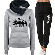 Load image into Gallery viewer, Tracksuit Women Winter 2021 Pullover Hoodie Sweatshirt Pants Jogging Femme Set Sports Suits for Women Clothing Fleece Sportswear
