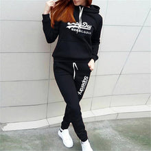 Load image into Gallery viewer, Tracksuit Women Winter 2021 Pullover Hoodie Sweatshirt Pants Jogging Femme Set Sports Suits for Women Clothing Fleece Sportswear