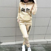 Load image into Gallery viewer, Tracksuit Women Winter 2021 Pullover Hoodie Sweatshirt Pants Jogging Femme Set Sports Suits for Women Clothing Fleece Sportswear