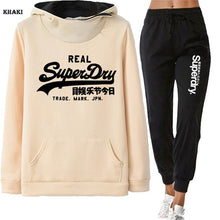 Load image into Gallery viewer, Tracksuit Women Winter 2021 Pullover Hoodie Sweatshirt Pants Jogging Femme Set Sports Suits for Women Clothing Fleece Sportswear