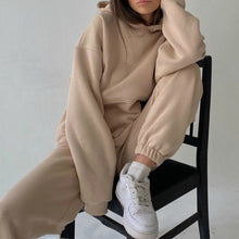 Load image into Gallery viewer, Tracksuits Women's Hoodie Pants Set Oversized Long Sleeve Sportwear Tracksuit Set 2021 Spring Autumn Suits On Fleece For Women