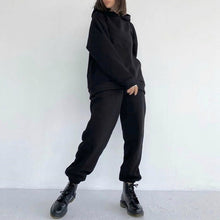 Load image into Gallery viewer, Tracksuits Women's Hoodie Pants Set Oversized Long Sleeve Sportwear Tracksuit Set 2021 Spring Autumn Suits On Fleece For Women
