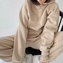 Load image into Gallery viewer, Tracksuits Women's Hoodie Pants Set Oversized Long Sleeve Sportwear Tracksuit Set 2021 Spring Autumn Suits On Fleece For Women