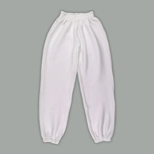 Load image into Gallery viewer, Women Casual Solid White Two Piece Pants Set Crop Top Lounge Tracksuit wear Loose Fashion Suit Outfit Summer Ladies Clothes 2021