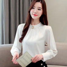 Load image into Gallery viewer, blusas mujer de moda 2021 long sleeve women shirts womens tops and blouses chiffon blouse shirt feminina plus size tops 1418 45