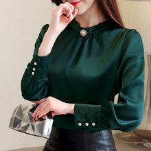 Load image into Gallery viewer, blusas mujer de moda 2021 long sleeve women shirts womens tops and blouses chiffon blouse shirt feminina plus size tops 1418 45