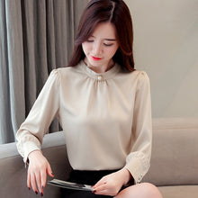 Load image into Gallery viewer, blusas mujer de moda 2021 long sleeve women shirts womens tops and blouses chiffon blouse shirt feminina plus size tops 1418 45